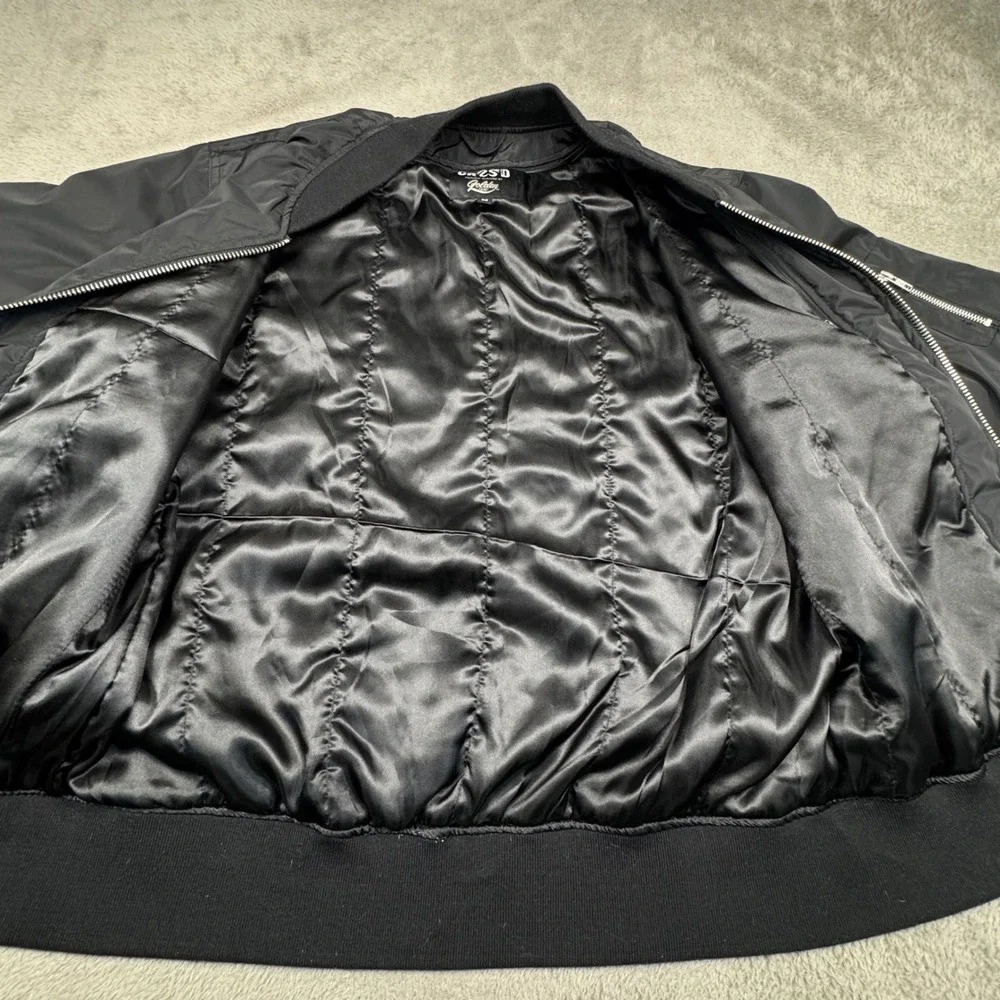 CRSSD Bomber Jacket Mens Size M Black Excellent House x Techno Festival Utility